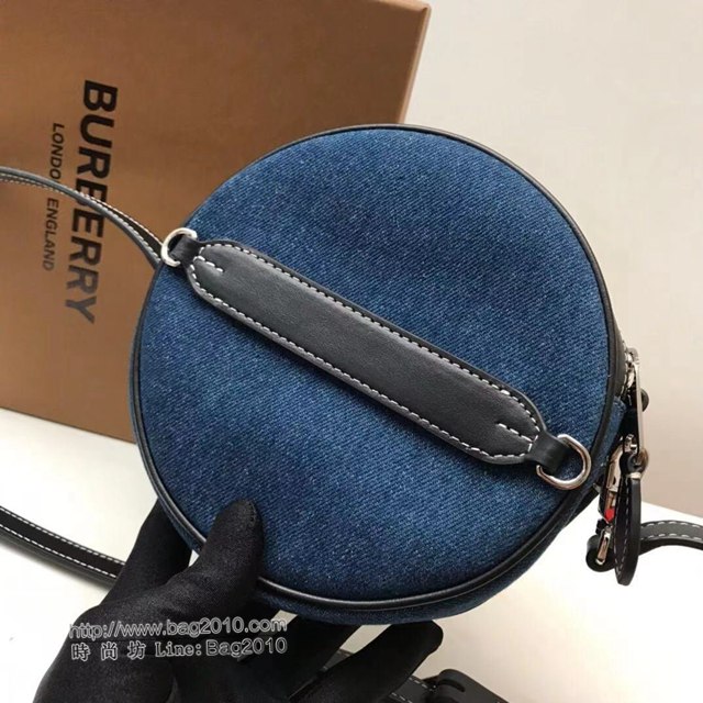 Burberry專櫃新款女包 巴寶莉Louise路易絲包圓形單肩包斜挎包  db1091